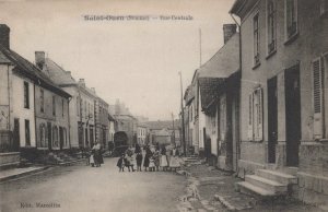 France Postcard - Saint-Ouen (Somme) - Rue Centrale   T10285