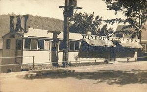 Windsor PA Windsor Diner RARE Real Photo Postcard