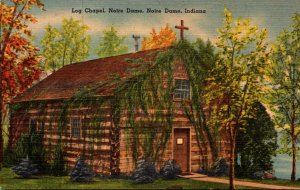 Indiana South Bend Log Chapel Notre Dame