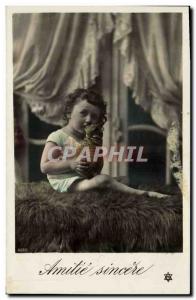 Old Postcard Cats Cat Kitten Children