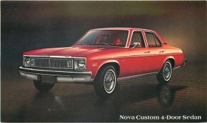 Advertising, 1978 Chevrolet Nova Custom 4-Door Sedan, Red