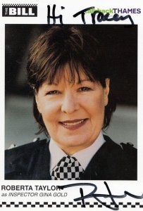 Roberta Taylor ITV The Bill Hand Signed Cast Card Photo