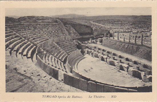 Algeria Timgad pres de Batna Le Theatre