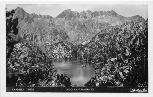 Lot224 spain real photo capdella lago san mauricio