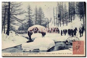 Old Postcard Militaria Alpine hunters Our Brianconnais Alpini Steps d & # 39h...