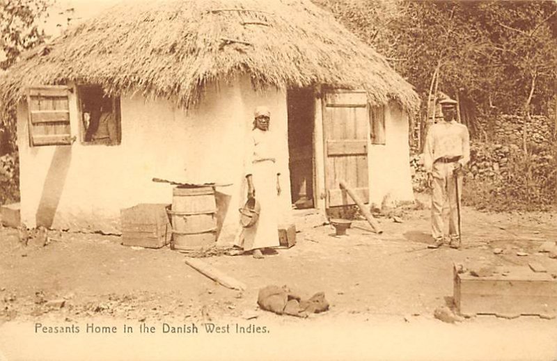 Peasants Home in Danish West Indies Curacao, Netherlands Antilles Unused 