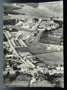 Devon PRINCETOWN & DARTMOOR PRISON Aerial View c1950s RP Postcard