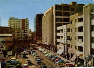 PC CPA SAUDI ARABIA, JEDDAH, KING ABDULAZIZ STREET, Modern Postcard (b15895)