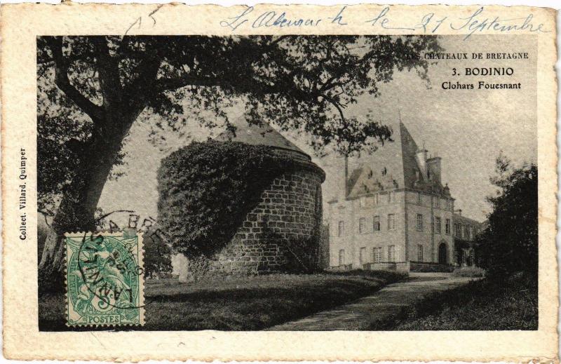 CPA Cheteaux de Bretagne - Bodinio - Clochers FOUESNANT (206279)