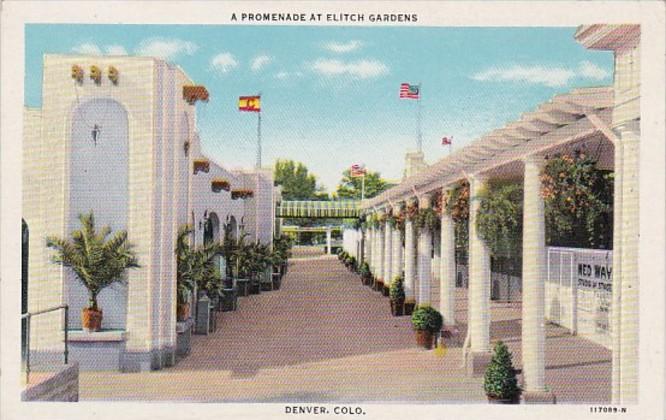 Colorado Denver A Promenade At Elitch Gardens Curteich