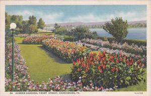 Pennsylvania Harrisburg Sunken Gardens Front Street