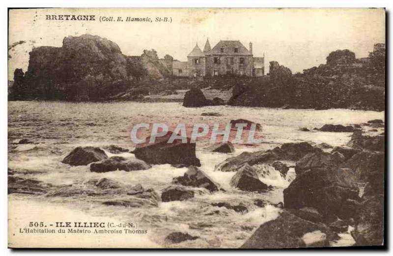 Postcard Old Miss lllerc L Habitation Maestro Ambroise Thomas