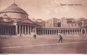 NAPOLI, Campania, Italy, 1900-1910s; Piazza Plebiscito