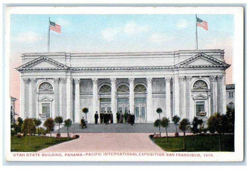 1915 Utah State Building Panama Pacific Exposition California Unposted Postcard