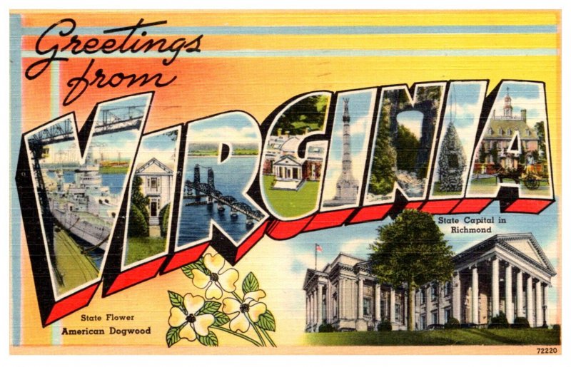 Virginia   LARGE LETTER