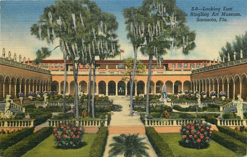 Circus, FL, Sarasota, Florida, Ringling Brothers Art Museum, Curteich