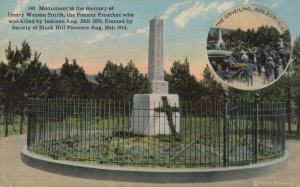 South Dakota Black Hills Henry Weston Smith Monument USA Postcard