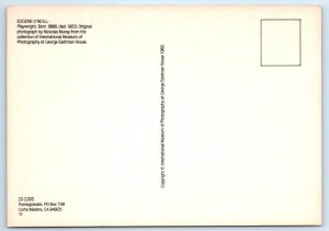 EUGENE O'NEILL ~ Playwright Portrait by Nickolas Muray 4x6 ~ 1982 Postcard