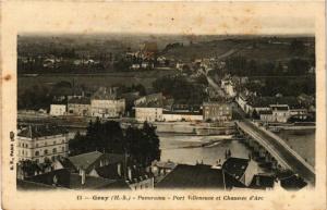 CPA GRAY - Panorama - Port VILLENEUVE et Chaussée d'Arc (636466)
