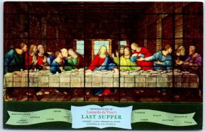 M-64605 The Last Supper Window at Forest Lawn Memorial-Park Glendale California