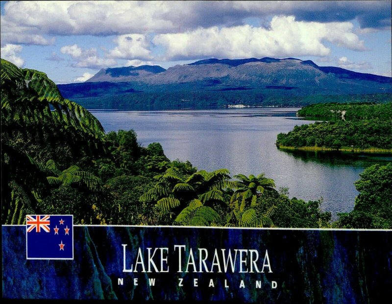 JD0004 new zeeland rotorua lake tarawera north island fauna stamp