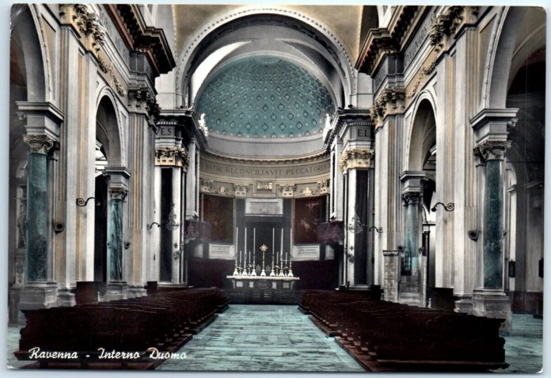 Postcard - The Duomo's interior - Ravenna, Italy
