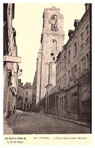 France La Guerre 1015-15 L'Eglise Saint Jean-Baptiste