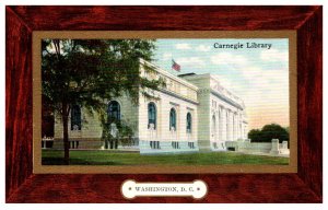 Washington D.C.  Carnegie Library, Wood border