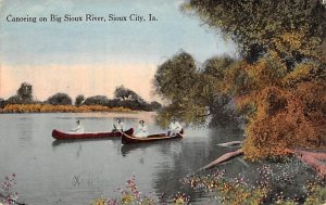 Canoeing on Big Sioux River Sioux City, Iowa