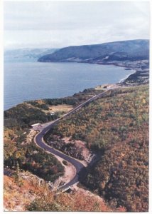 Pleasant Bay From MacKenzie Mountain Cape Breton Nova Scotia, Chrome Postcard #1