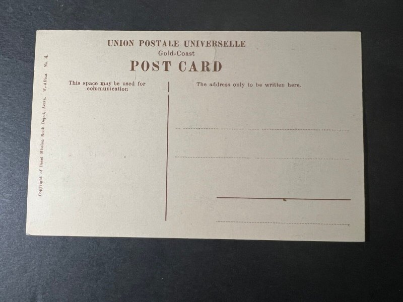 Mint British Gold Coast Postcard RPPC Accra Ware House