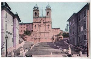 Italy - Rome. Trinita dei Monti & Spanish Stairs