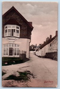 Devon England Postcard Bantham Street View c1910 Unposted Antique