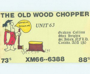 Pre-1980 RADIO CARD - CB HAM OR QSL St. John'S Newfoundland NL AH1904