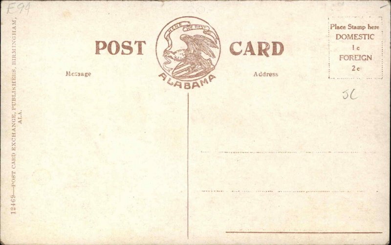 Corey AL Bank & Hotel Street Scne c1910 Postcard