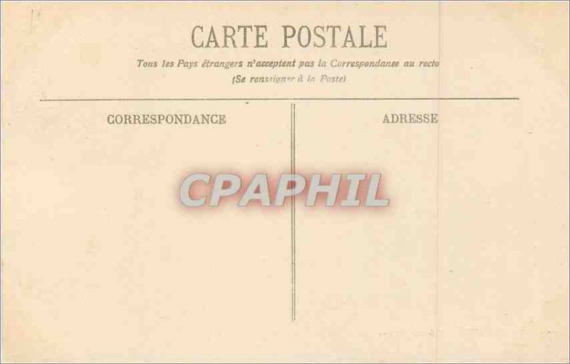 Postcard Old Bordeaux Allees de Tourny (map 1900)