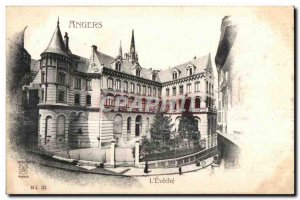Old Postcard Angers The bishopric