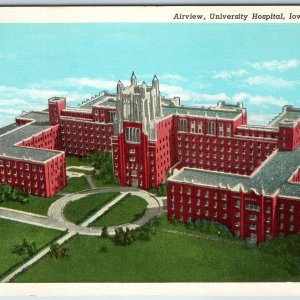 1926 Iowa City, IA Airview University Hospital University of Iowa Birds Eye A204