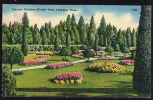 Washington SPOKANE Duncan Gardens, Manito Park pm1946 LINEN