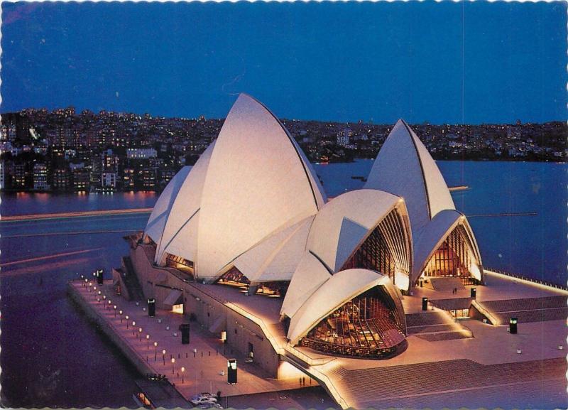 Sydney Opera House Australia butterfly stamp 