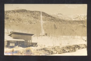 RPPC STOWE VERMONT VT STORE OLD CARS VINTAGE REAL PHOTO POSTCARD