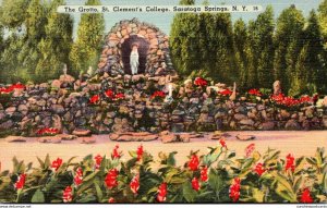 New York Saratoga Springs The Grotto St Clement's College 1945