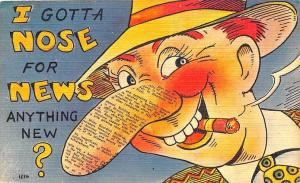 I Gotta Nose for The News Jimmy Durante? Postcard