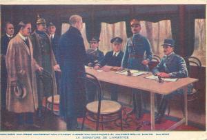 France amirals generals captains - signature de l`armistice