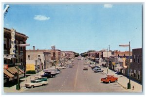 c1960's Cattle Capital Of Nebraska The Alliance Nebraska Unposted Cars Postcard