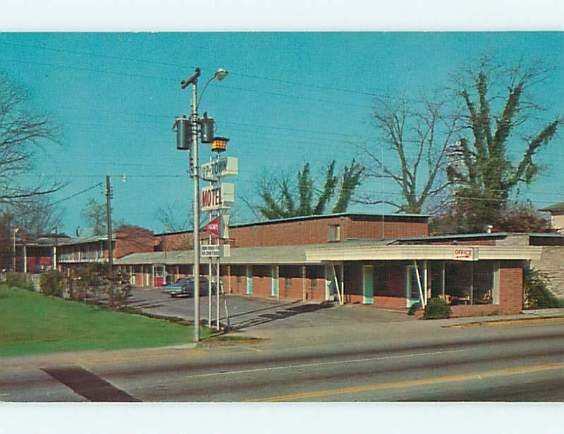 Unused Pre-1980 OLD CARS & UPTOWN MOTEL Florence South Carolina SC u0218-13