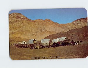 Postcard Heading For Little Lake, Western Transportation In The 40s, California