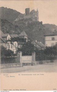 ST. GOARSHAUSEN, Rhineland-Palatinate, Germany, 1900-10s; Gruss vom Rhein