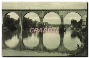 Old Postcard Albi Viaduct du Chemin de Fer