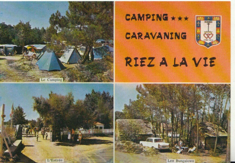 France Postcard - Camping - Caravaning - Riez A La Vie, Saint-Hilaire -  TZ5374 